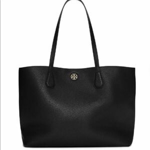 Tory Burch Perry Pebbled Leather Large Tote Bag